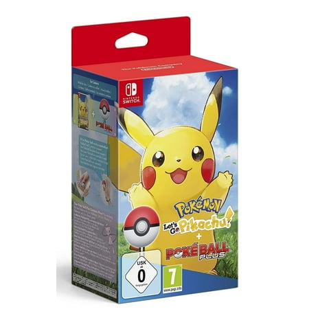 Pokémon: Let’s Go, Pikachu! + Poké Ball Plus - Nintendo (Pokemon Go Best Starter)