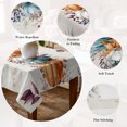 thumbnail image 5 of Orange Blue Pumpkins Fall Table Cloth Waterproof Tablecloths, Thanksgiving Farmhouse Leaves Tablecloth Dining Table Cover for Kitchen Party Tabletop Outdoor, Rectangle Tablecloth 60x120 Inch, 5 of 9