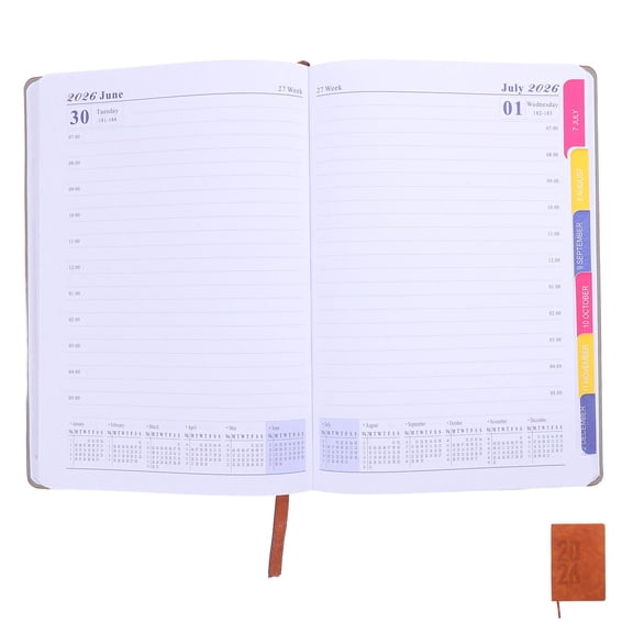 CTIRCHIU Habit Tracker Notebook 2026 Planner Coffee Paper 1Pack Weekly Planning for Users Who Need Organization Tools Back to School