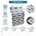 thumbnail image 6 of Blue Coastal Shark Table Runner 72 Inches, Ocean Sea Nautical Bed Runner Dresser Scarves Tabletop for Indoor Outdoor Parties/Ceremony/Banquet, 14" x 72", 6 of 9