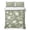 White Sage Green, variant on Twin Quilt Set 68''x86'', White Spring Floral Lightweight Summer Bedspread Coverlet Set with 2 Pillow Shams, Summer Flowers Sage Green Pastoral Breathable All Season Quilt Bedding for Dorm/Bedroom