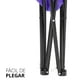 thumbnail image 3 of Sillas Camping y Playa Plegable Portatil para Exteriores 2 Piezas Morado Duralife, 3 of 8