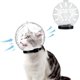 thumbnail image 5 of Bozal transpirable para gato, máscara de aseo antimordeduras, cubierta transparente para la boca del gatito, bozales con capucha ajustables para limpieza, 5 of 5