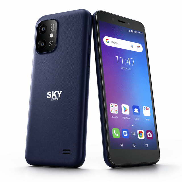 Celular Sky P55 Pro | Android 14 | Desbloqueo Facial | Memoria 16gb | DUAL SIM | Desbloqueado