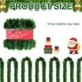 thumbnail image 3 of Christmas Garland PVC Furry Strips Festive Home & Hotel Hanging Ornament For Holiday Season, 3 of 9