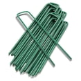 thumbnail image 1 of Garden Stakes Pins Ground Stakes Staples U Shaped Spikes Landscape Securing Nail Pin Lawn Cloth Netting Mat 6 Inch 20 Pieces, 1 of 5