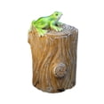 thumbnail image 2 of Llavero de repuesto con figura de animal realista para jardineros. Compartimento de almacenamiento. Rana, 2 of 9