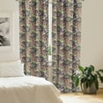 thumbnail image 2 of Ambesonne Abstract Curtains, Eastern Doodle Paisley, Pair of 28"x84", Multicolor, 2 of 5