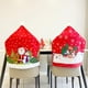 thumbnail image 2 of Funda para silla navideña, gorro de Papá Noel, muñeco de nieve, fundas rojas para sillas, decoración navideña para el hogar, decoración para la cena, 4 Uds., 2 of 4