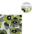 thumbnail image 5 of Yayeee Shower Curtain with Hooks 72"x72" Waterproof Fabric Bathroom Hanging Decor, Gray Floral, 5 of 5