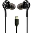 thumbnail image 2 of 4-Pack FreedomTech 2020 Earbuds Stereo Headphones for Samsung Galaxy Note 10, Note 10+, Galaxy S10, S9 Plus, S10e - Designed by AKG - Braided Cable with Microphone and Volume Remote Type-C Connector, 2 of 3