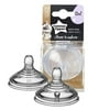 Tommee Tippee Closer to Nature Baby Bottle Nipple Replacement, Extra Slow Flow, 0+ Months, Level 0 - 2 Count