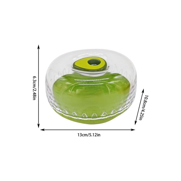 Contenedores de Almacenamiento de Alimentos con Tapa de Refrigerador, Cebollas Aguacates Tomate Limón Organizador Reutilizable, Polipropileno Transparente Y Abs Recipientes de Almacenamiento de Alimen
