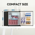 thumbnail image 3 of Frestec 1.7 Cu Ft Single-Door Mini Fridge – Grey, New, 3 of 14