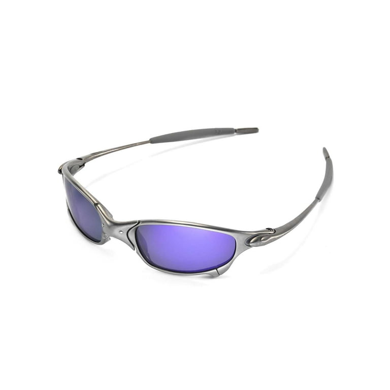 Bsymbo Purple Red Mirror Polarized Replacement Lenses For-Oakley Juliet  Sunglasses Frame 100% UVA & UVB Protection