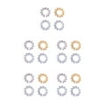 thumbnail image 3 of Wweixi Nipples Rings Fashionable Body Ornament Comfortable Convenient Piercing Durable Pedant Jewelries for Dressing Square 4 Pieces 5Set, 3 of 6