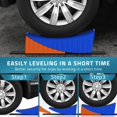 thumbnail image 4 of PAULINN RV Camper Levelers, 2 Packs RV Leveling Blocks Heavy Duty & Upgraded Up to 35,000 lbs, Curved Leveling RV Accessories with 2 Anti-S, 4 of 7