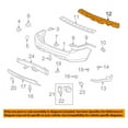 thumbnail image 3 of For 09-15 Pilot 3.5L Rear Bumper Cover Face Bar Impact Energy Absorber Foam Pad, 3 of 5