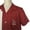 maroon+ivory+RNR, variant on Embroidery Men Shirt Two-tone Color Bowling Shirts