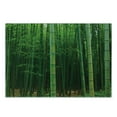 thumbnail image 3 of Bamboo Print Cutting Board, Picture of a Forest Exotic Fresh Jungle Vision Tall Shoots Tropic Art, Decorative Tempered Glass Cutting and Serving Board, Small Size, Green, by Ambesonne, 3 of 5