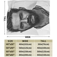 thumbnail image 3 of Fleece Throw Blanket for Couch Sofa or Bed, Tom Eddie Hardy Soft Fuzzy Plush Blanket, Luxury Flannel Lap Blanket, Super Cozy and Comfy for All Seasons 60x50 inch, 3 of 7