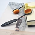 thumbnail image 4 of 2 uds., cepillo de dientes profesional ovalado en polvo suelto, brochas de maquillaje para base, para mezclar líquidos, cremas o cosméticos en polvo impecables, 4 of 5