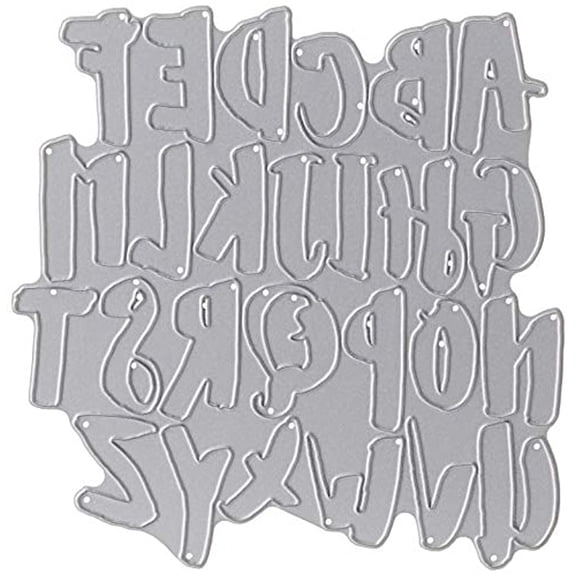 Ava Uppercase Alphabet Large Die Set