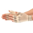 thumbnail image 5 of Guantes de terapia magnética Artritis dolorida Alivio del dolor por compresión para mujeres- Bronceado - Grande North American Health & Wellness JB6769L, 5 of 5