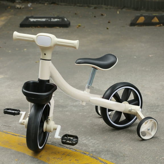 3 Wheel Balance Bike for 1-3 Year Olds - Pedal-With Design Develops Coordination Skills