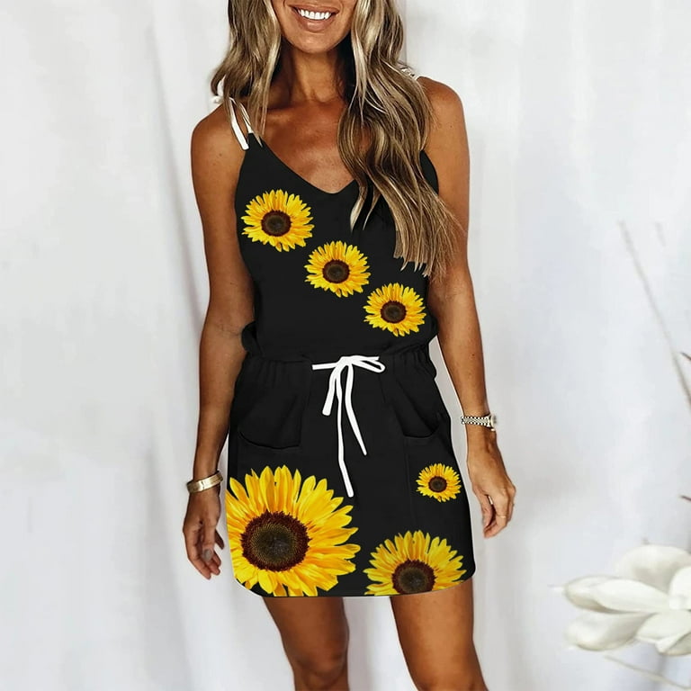 Sunflower dress women deals