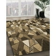 thumbnail image 3 of Ahgly Company Machine Washable Indoor Square Transitional Metallic Gold Area Rugs, 8' Square, 3 of 7