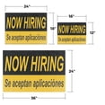thumbnail image 3 of Now Hiring se Aceptan Aplicaciones Vinyl Decal 18 Inch x 24 Inch Weatherproof Heavy-Duty Adhesive Backing | Spanish Recruitment Sign, Job Opportunities, Professional Display | Made in, 3 of 6