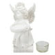 thumbnail image 3 of Organizador De Velas De ángel, Bonito Regalo, Gran Adorno Romántico, Portavelas De Escritorio De Resina, Revestimiento Protector Para Restaurante Para Balcón, 3 of 8