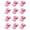 Pink, variant on 12 Pack Sun Visor Hats Stylish Protection for Sun and Heat (White)