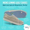 thumbnail image 7 of Margaritaville Golf Shoes, The Gimmie, Spikeless Mens Golf Shoe, Golf Footwear With Rubber Toe Guard and Stability Heel Frame, Lace Up Athletic Mens Shoes, Beige/Blue, Men's 13, 7 of 7