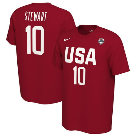 UPC 696869783712 product image for Men s Nike Breanna Stewart Red Women s USA Basketball Name & Number T-Shirt | upcitemdb.com