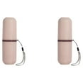 thumbnail image 3 of Kearding Estuche para cepillos de , soporte para de con sellado de viaje, Protector para cepillos de , taza para lavar la boca, organizador de Rosado 2Conjunto, 3 of 6