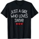 thumbnail image 1 of [Steve Lover Tee] 1pc Steve Lover Graphic Tee | 100% Cotton Crew Neck T-Shirt, Casual Short Sleeve Print Top, All-Season Knit Fabric, Regular Fit - Ideal for Daily Wear & Gifting, 1 of 6