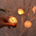 thumbnail image 3 of Guirnalda de luces rosadas con flores, funciona con pilas, 10LED, guirnalda de luces para boda, fiesta en casa, decoraciones interiores y exteriores, 3 of 6