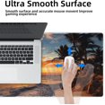 thumbnail image 5 of Gaming Mouse Pad XXL XL Large Mouse Pad Mat Long Extended Mousepad Desk Pad Non-Slip Rubber Mice Pads Stitched Edges Thin Pad (31.5x11.8x0.12 Inch)-Sunset Beach, 5 of 6