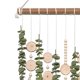 thumbnail image 5 of Decoración de pared colgante de eucalipto Artificial, adorno de pared, macramé bohemio, tapiz colgante de pared para dormitorio, granja, apartamento Estilo B, 5 of 6