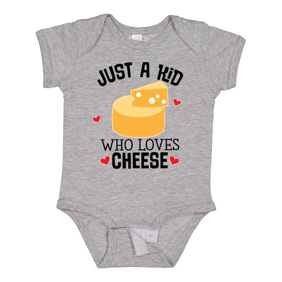 Inktastic Cheese Lover Kids Boys or Girls Baby Bodysuit