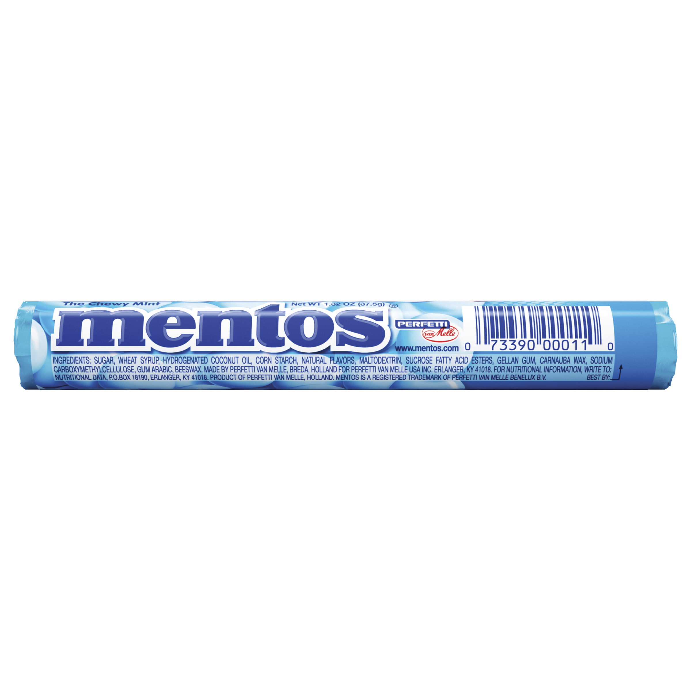 Mentos Chewy Mint Candy Roll, Fresh Mint Flavor, Peanut and Tree Nut Free, Regular Size, 1.32 oz - image 3 of 7