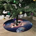 thumbnail image 2 of FMSHPON Dog Outer Space Xmas Christmas Tree Skirt Stand Mat for Holiday Party Decoration Indoor Outdoor 36 inches, 2 of 3
