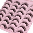 thumbnail image 5 of Wispy Lashes 14mm Cat Eye False Eyelashes Natural Look Faux Mink Lashes Short Natural Lashes, 5 of 6