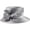 Grey, variant on Women Party Church Derby Hat, Satin Cloth Flower Church Hat Female Banquet Fascinator Wedding Formal Hats for Evening Party Prom