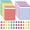 Lime Green, Sky Blue, Red, Slate Gray, Flame, Primrose Yellow, variant on 6 Pack Dry Erase Incentive Chart, 6 Multi-Color Tracking Chart for Chore/Responsibility/School Attendance/Homework Progress Tracking, 27 Rows X 15 Columns (11" x 17")