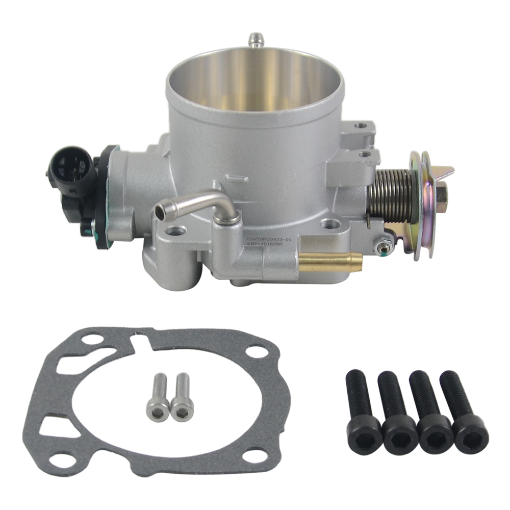 GELUOXI 70mm Throttle Body w/Calibrated TPS Sensor for Honda Civic B D H F Series 309-05-1050