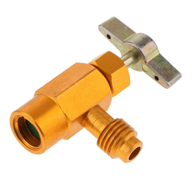 R134a R134 AC DV-134 CAN TAP Abridor de Válvula Dispensadora de Metal Sólido