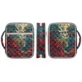 thumbnail image 2 of ZUXONGSY Leopard Forest Print Quilted Bible Case for Women Portable Bible Protector Lightweight Handbag with Pen Slots Journal Case for Daily Use, 2 of 7